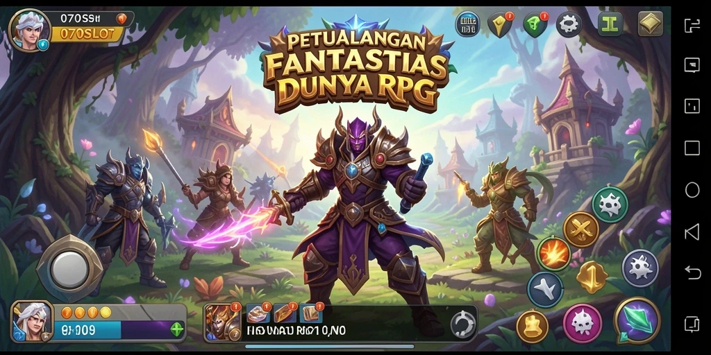 Tampilan gameplay 070SLOT yang mengesankan di dunia RPG.