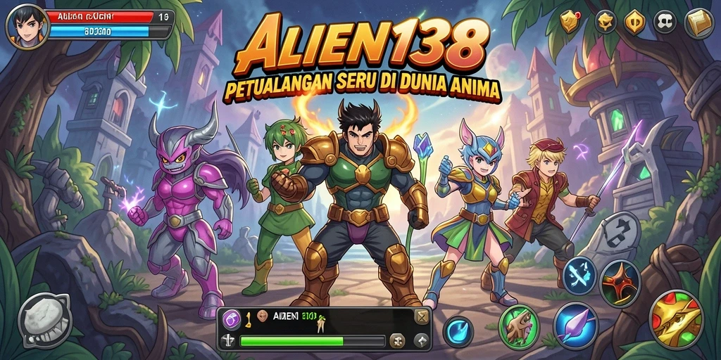 Tangkapan layar gameplay ALIEN138 dengan aksi karakter anime yang menawan.