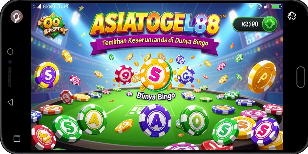 Tampilan seru permainan Bingo di ASIATOGEL88.