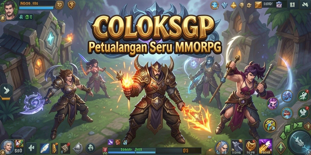 Tangkapan layar gameplay yang menunjukkan pertempuran epik di COLOKSGP.