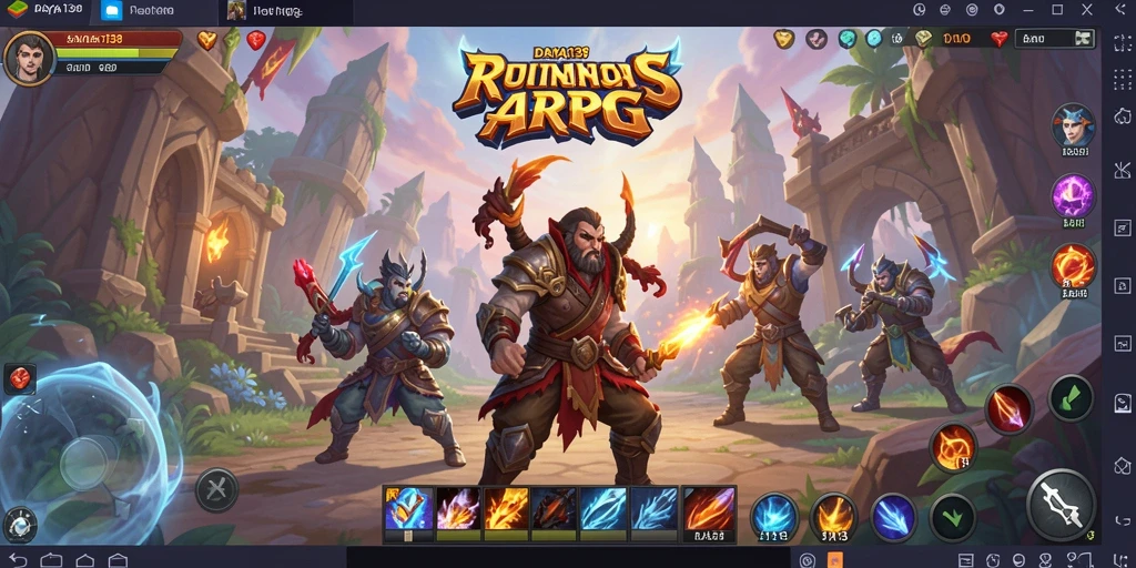 Tampilan gameplay menarik dari DAYA138 dengan pertempuran epik.