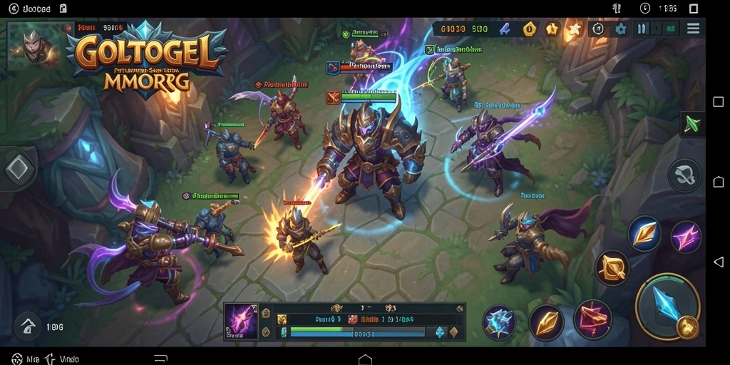 Screenshot GOLTOGEL menampilkan aksi seru dalam dunia MMORPG.