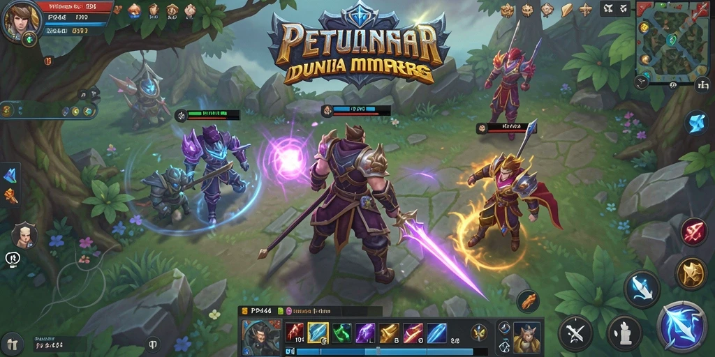 Tampilan gameplay menarik dari dunia luas PP444.
