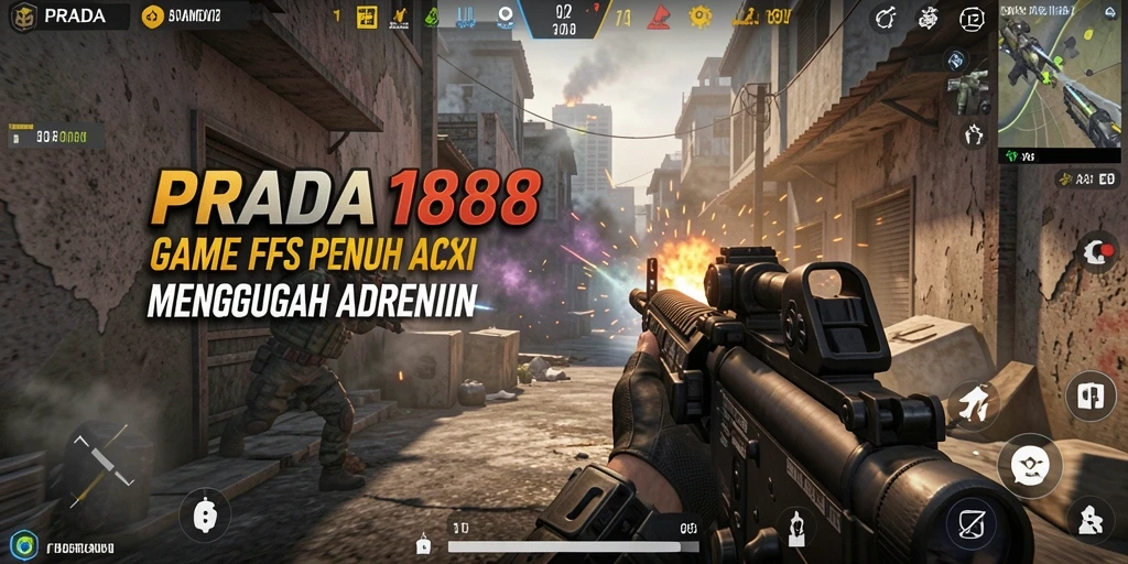 Screenshot gameplay <strong>PRADA188</strong> menampilkan aksi tembak-menembak yang mendebarkan.
