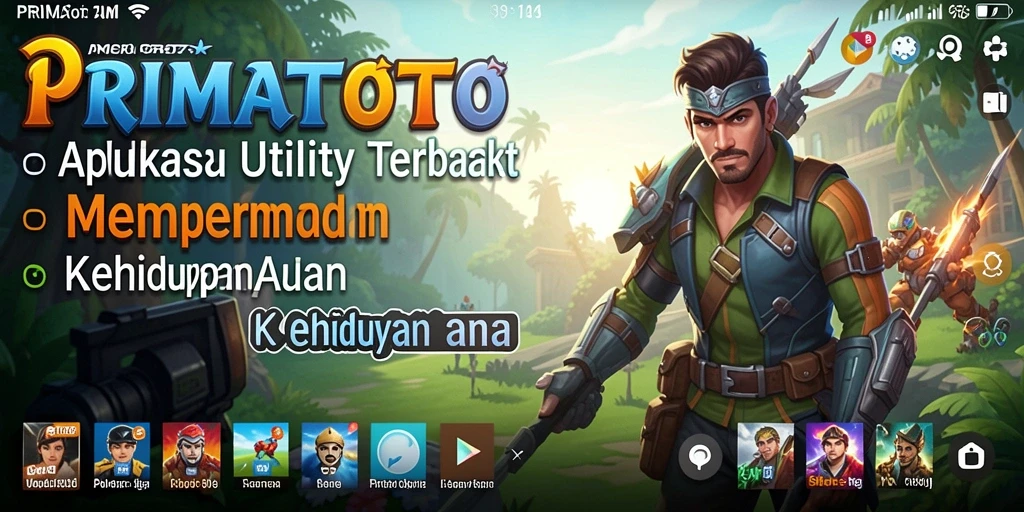 Tampilan aplikasi PRIMATOTO yang user-friendly dan efisien.