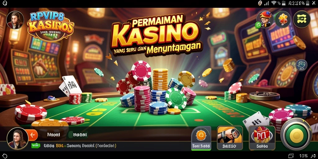 Tampilan menarik dari gameplay RPVIP8 yang mendebarkan.