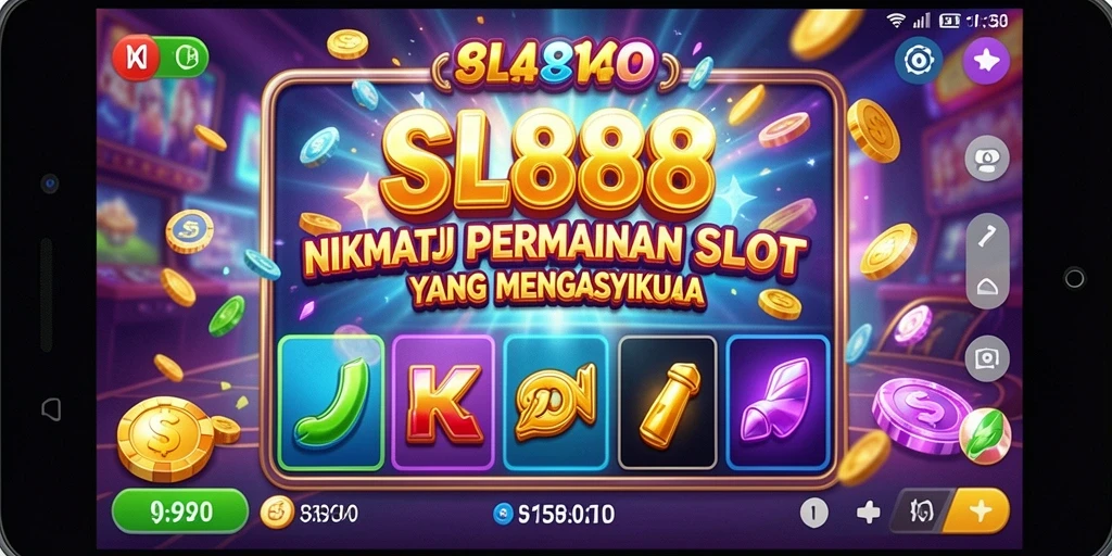 Tampilan menarik dari gameplay SL888 yang menonjolkan tema slot.