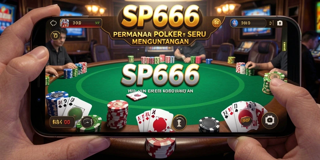 Gameplay Poker menarik di SP666 dengan interaksi real-time.