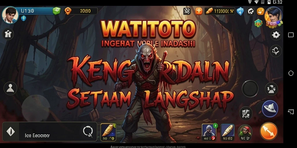Gameplay menakutkan WATITOTO dengan suasana yang mencekam.